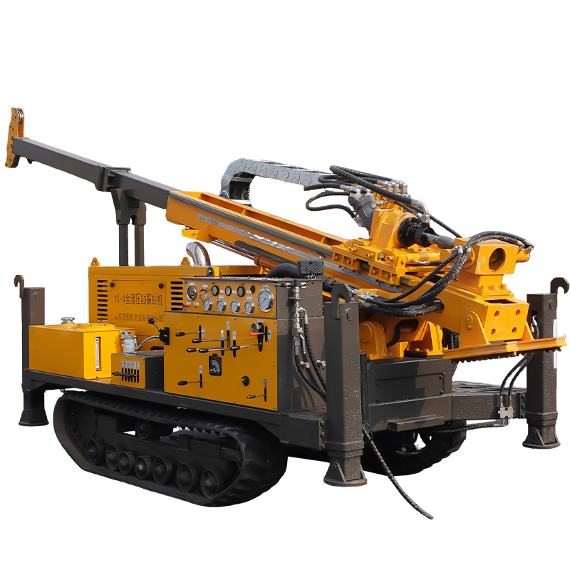 百勘400型YX-4全液压岩芯钻机 绳索取芯勘探钻机 /Baikan 400 Type YX-4 Full Hydraulic Core Drill Rig, Wireline Coring Exploration Drill Rig